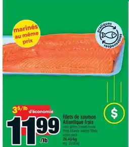Super C filets de saumon Atlantique frais | fresh Atlantic salmon fillets offer