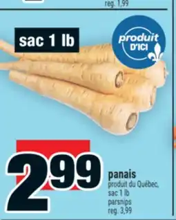 Super C panais | parsnips offer