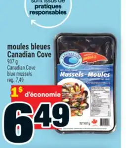 Super C moules bleues Canadian Cove | Canadian Cove blue mussels offer