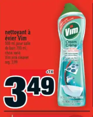 Super C nettoyant à évier Vim | Vim sink cleaner offer