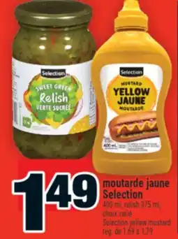 Super C moutarde jaune Selection | Selection yellow mustard offer