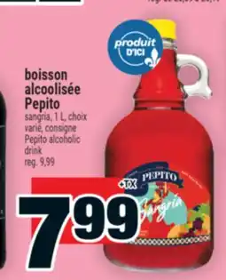 Super C boisson alcoolisée Pepito | Pepito alcoholic drink offer