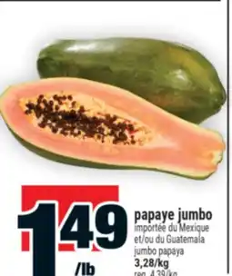 Super C papaye jumbo | jumbo papaya offer