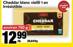 Super C CHEDDAR BLANC VIEILLI 1 AN IRRÉSISTIBLE offer