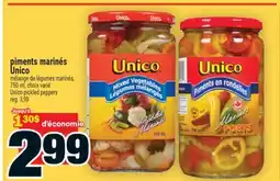 Super C piments marinés Unico | Unico pickled peppers offer