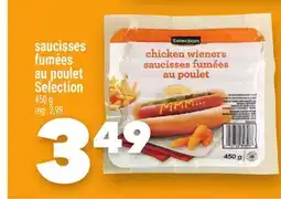 Marche Ami SAUCISSES FUMÉES AU POULET SELECTION offer
