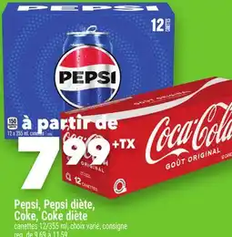 Marche Ami PEPSI, PEPSI DIÈTE, COKE, COKE DIÈTE offer