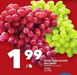 Marche Ami RAISINS ROUGES OU VERTS SANS PÉPINS offer