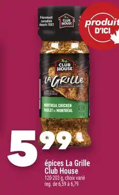 Marche Ami ÉPICES LA GRILLE CLUB HOUSE offer