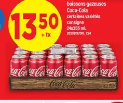 Maxi BOISSONS GAZEUSES COCA-COLA, 24X355 ML offer