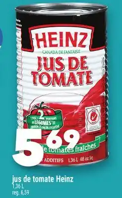 Marche Ami JUS DE TOMATE HEINZ offer
