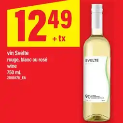 Maxi VIN SVELTE ROUGE, BLANC OU ROSÉ |WINE, 750 mL offer