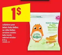 Maxi COLLATIONS POUR BÉBÉS BABY BELLIES OU LITTLE BELLIES | BABY SNACKS, 8/12 g offer