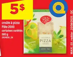 Maxi CROÛTE À PIZZA PÂTE 2000, 580 g offer