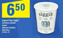 Maxi YOGOURT SKYR SIGGI'S | YOGURT, 650/750 G offer