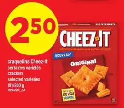 Maxi CRAQUELINS CHEEZ-IT | CRACKERS, 191/200 g offer