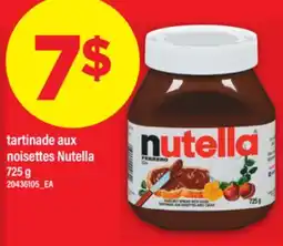 Maxi TARTINADE AUX NOISETTES NUTELLA, 725 G offer