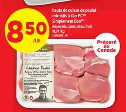 Maxi HAUTS DE CUISSE DE POULET REFROIDIS À L'AIR PC SIMPLEMENT BON offer
