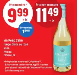 Maxi VIN KEEP CALM | WINE, 750 ML offer