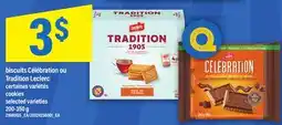 Maxi BISCUITS CÉLÉBRATION OU TRADITION LECLERC | cookies, 200-350 g offer
