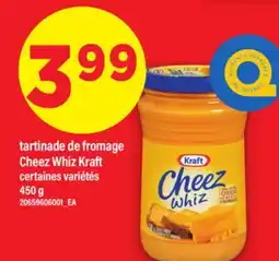 Maxi TARTINADE DE FROMAGE | Cheez Whiz Kraft, 450 g offer