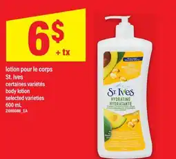 Maxi LOTION POUR LE CORPS ST. IVES | body lotion, 600 mL offer
