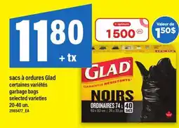 Maxi SACS À ORDURES GLAD | GARBAGE BAGS, 20-40 un offer