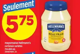 Maxi MAYONNAISE HELLMANN'S, 710-890 mL offer