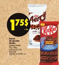 Maxi BARRES DE CHOCOLAT NESTLÉ, 95 g - 120 g offer