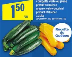 Maxi COURGETTE VERTE OU JAUNE offer