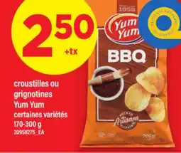 Maxi CROUSTILLES OU GRIGNOTINES YUM YUM, 170-300 g offer