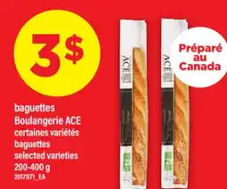 Maxi BAGUETTES BOULANGERIE ACE | BAGUETTES offer
