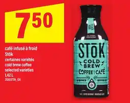 Maxi CAFÉ INFUSÉ À FROID STŌK, 1,42 L offer