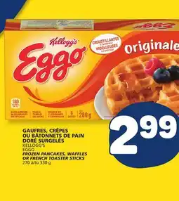 Marché Bonichoix KELLOGG'S EGGO FROZEN PANCAKES, WAFFLES OR FRENCH TOASTER STICKS offer