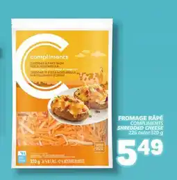 Marché Bonichoix COMPLIMENTS SHREDDED CHEESE offer