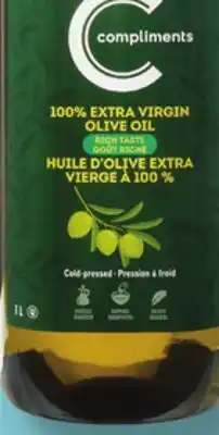 Marché Bonichoix COMPLIMENTS EXTRA VIRGIN OLIVE OIL offer
