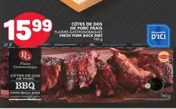 Marché Bonichoix PLAISIRS GASTRONOMIQUES FRESH PORK BACK RIBS offer