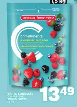 Marché Bonichoix COMPLIMENTS FROZEN FRUITS offer