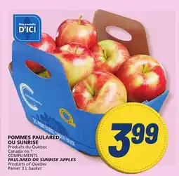 Marché Bonichoix COMPLIMENTS PAULARED OR SUNRISE APPLES offer
