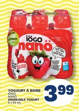 Marché Bonichoix IÖGO NANÖ DRINKABLE YOGURT offer