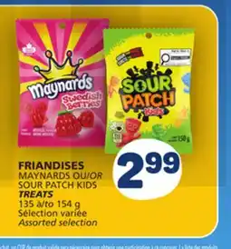 Marché Bonichoix FRIANDISES MAYNARDS OR SOUR PATCH KIDS TREATS offer