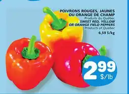 Marché Bonichoix SWEET RED, YELLOW OR ORANGE FIELD PEPPERS offer