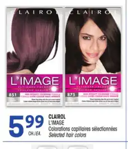 Uniprix CLAIROL L'IMAGE Colorations capillaires sélectionnées/Selected hair colors offer