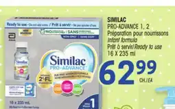 Uniprix SIMILAC PRO-ADVANCE 1, 2 Préparation pour nourrissons Infant formula Prêt à servir/Ready to use offer
