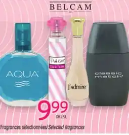 Uniprix BELCAM Fragrances sélectionnées/Selected fragrances offer