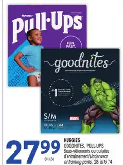 Uniprix HUGGIES GOODNITES, PULL-UPS Sous-vêtements ou culottes d'entraînement/Underwear or training pants offer
