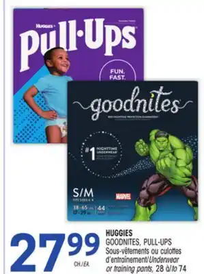 Uniprix HUGGIES GOODNITES, PULL-UPS Sous-vêtements ou culottes d'entraînement/Underwear or training pants offer