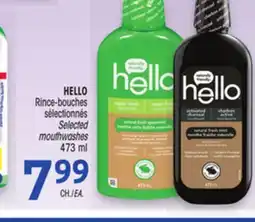 Uniprix HELLO Rince-bouches sélectionnés /Selected mouthwashes offer