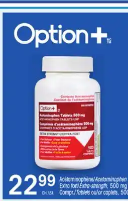 Uniprix Option+ Acétaminophène/Acetaminophen offer