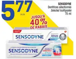 Uniprix SENSODYNE Dentifrices sélectionnés/ Selected toothpastes offer